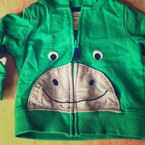 Carters Dinosaur Hoodie